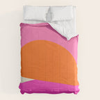 Colorful Balance Shapes, Abstract modern style Comforter Gallery Image 6