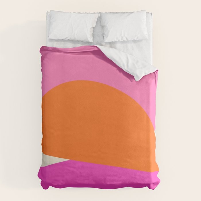 Colorful Balance Shapes, Abstract modern style Duvet Cover Gallery Image 6