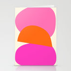 Colorful Balance Shapes, Abstract modern style Stationery Card Gallery Image 2
