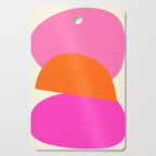 Colorful Balance Shapes, Abstract modern style Cutting Board Gallery Image 1