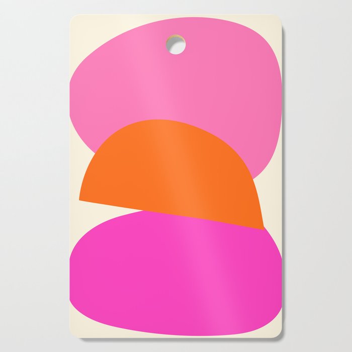 Colorful Balance Shapes, Abstract modern style Cutting Board Gallery Image 1