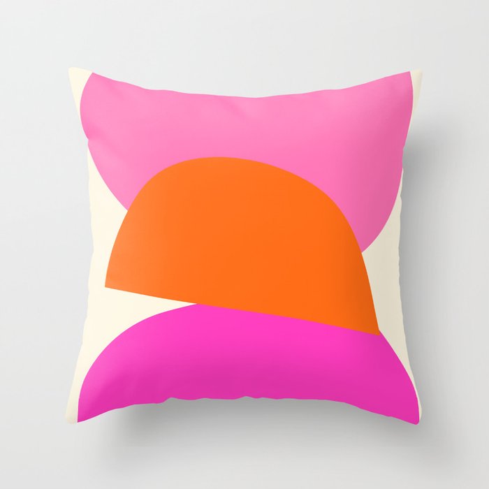 Colorful Balance Shapes, Abstract modern style Throw Pillow Gallery Image 6