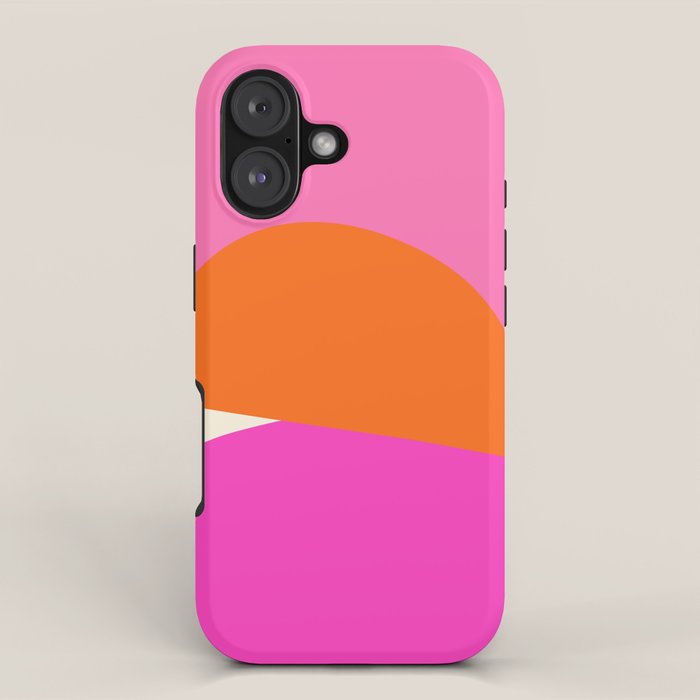 Colorful Balance Shapes, Abstract modern style iPhone Case Gallery Image 1