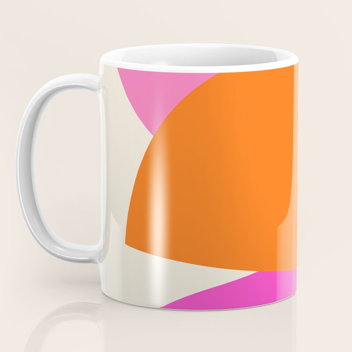 Colorful Balance Shapes, Abstract modern style Coffee Mug Gallery Image 3