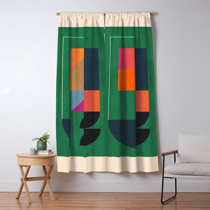 Geometric Abstraction 109 Window Curtain Gallery Image 1