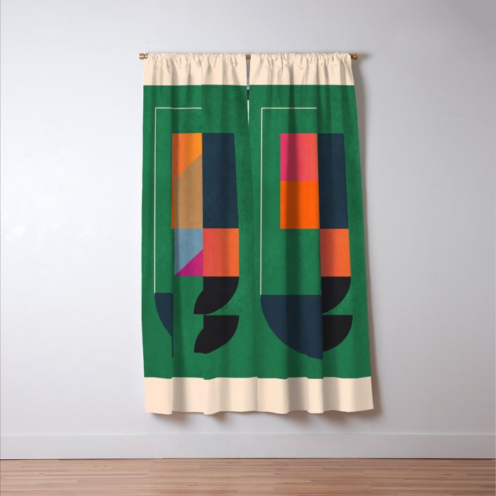 Geometric Abstraction 109 Window Curtain Gallery Image 3