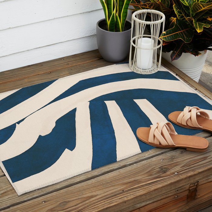 abstract minimal 83 Outdoor Rug Gallery Image 2