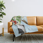 Bloom 23 Throw Blanket Gallery Image 1