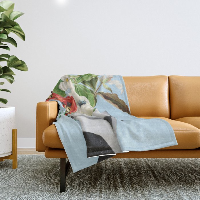 Bloom 23 Throw Blanket Gallery Image 1