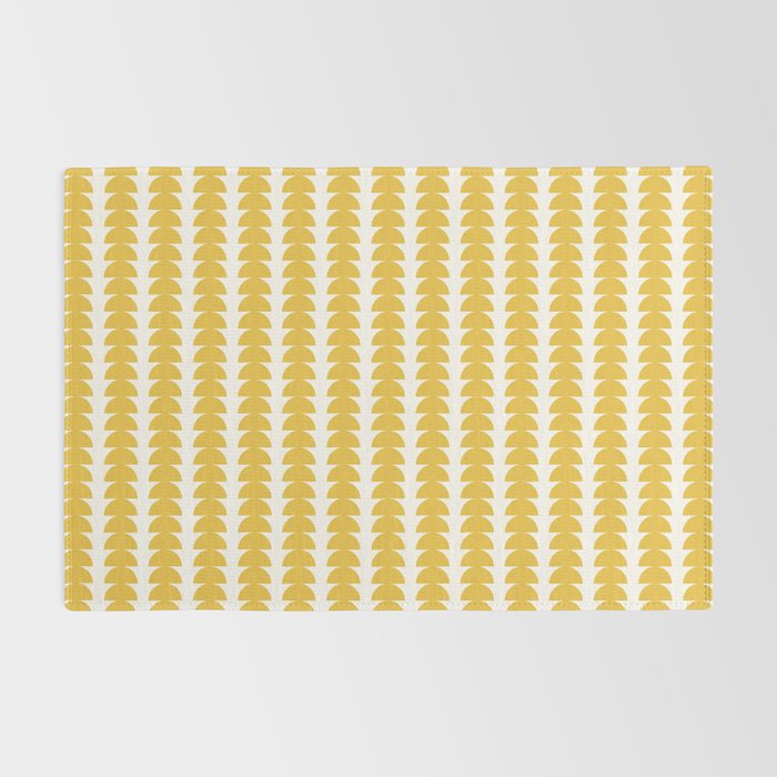Maude Shapes Pattern - Golden Yellow Rug Gallery Image 2