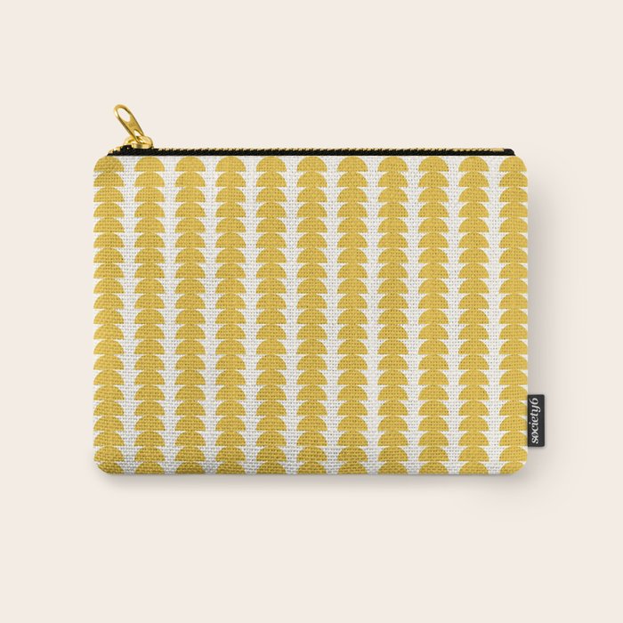 Maude Shapes Pattern - Golden Yellow Carry All Pouch Gallery Image 1