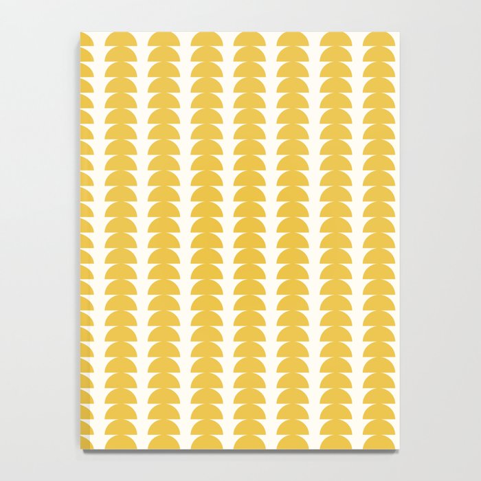 Maude Shapes Pattern - Golden Yellow Notebook Gallery Image 4