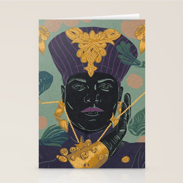 La Pisces Queen Stationery Card Gallery Image 1