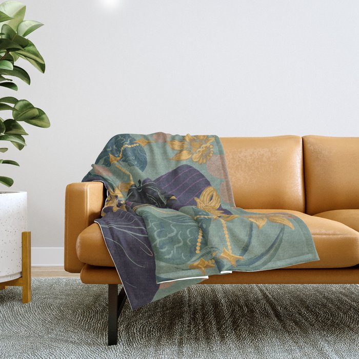 La Pisces Queen Throw Blanket Gallery Image 1