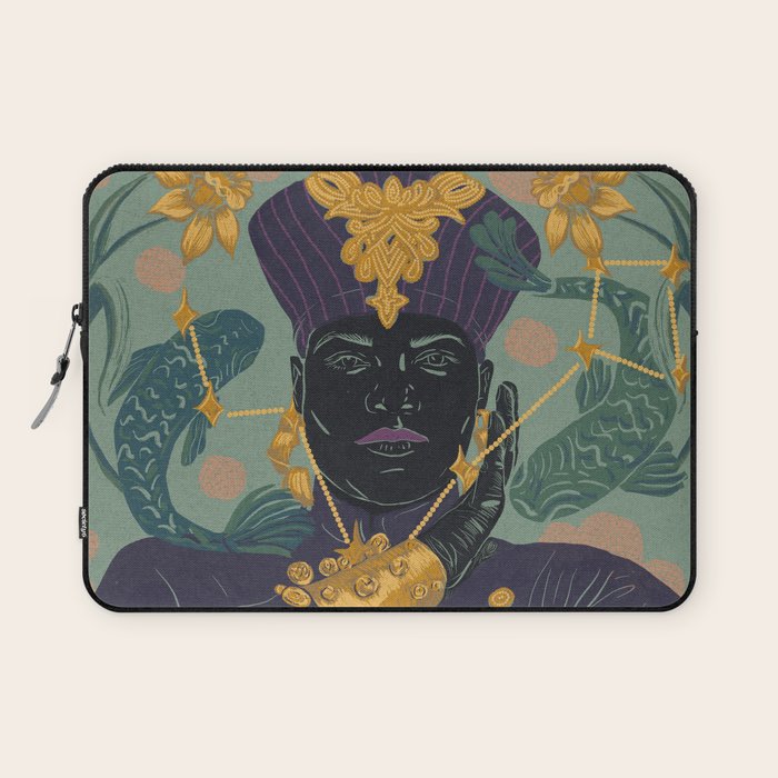 La Pisces Queen Laptop Sleeve Gallery Image 1