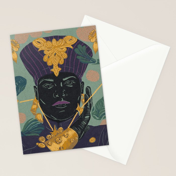 La Pisces Queen Stationery Card Gallery Image 2