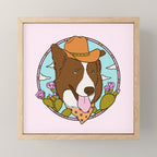 Cowboy Dog- Aussie Mini Art Print Gallery Image 1