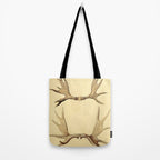 Antique Antlers Tote Bag Gallery Image 2