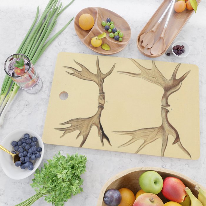 Antique Antlers Cutting Board Gallery Image 2