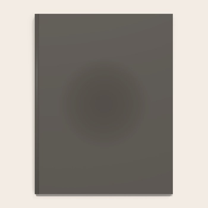 Neutral Taupe Grey Solid Color Notebook Gallery Image 4