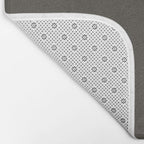 Neutral Taupe Grey Solid Color Bath Mat Gallery Image 2