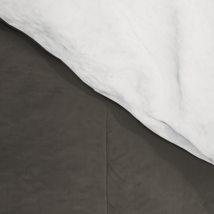 Neutral Taupe Grey Solid Color Comforter Gallery Image 4