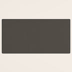 Neutral Taupe Grey Solid Color Desk Mat Gallery Image 3