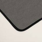 Neutral Taupe Grey Solid Color Desk Mat Gallery Image 4