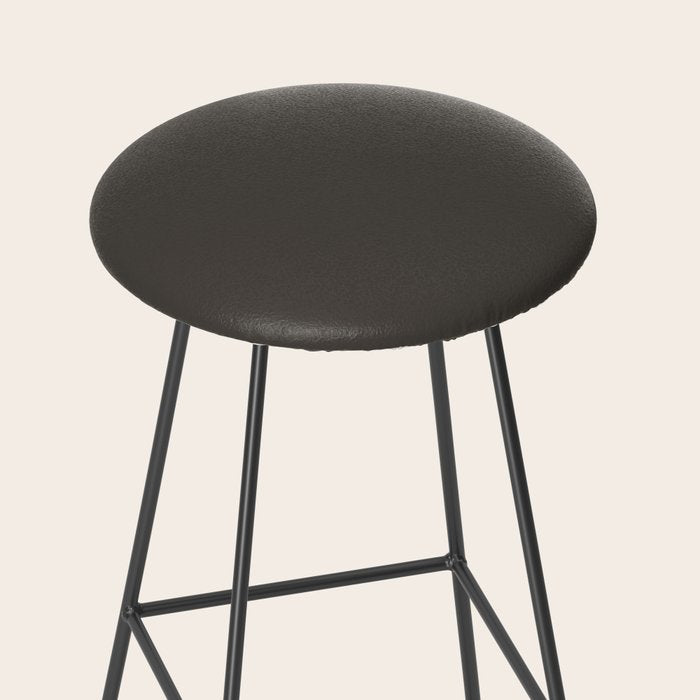 Neutral Taupe Grey Solid Color Stool Gallery Image 2