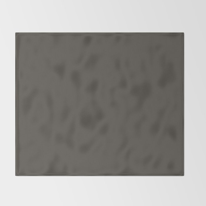 Neutral Taupe Grey Solid Color Throw Blanket Gallery Image 2
