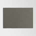 Neutral Taupe Grey Solid Color Rug Gallery Image 2