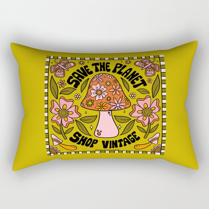 Save The Planet Rectangular Pillow Gallery Image 1