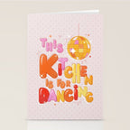 This Kitchen Is For Dancing Stationery Card Gallery Image 2