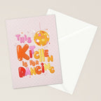 This Kitchen Is For Dancing Stationery Card Gallery Image 2