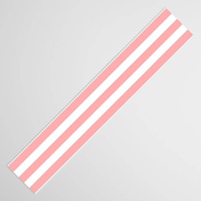 Sand Pink and White Tan Lines Summer Gazebo Stripes Table Runner Gallery Image 3