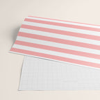 Sand Pink and White Tan Lines Summer Gazebo Stripes Wrapping Paper Gallery Image 2