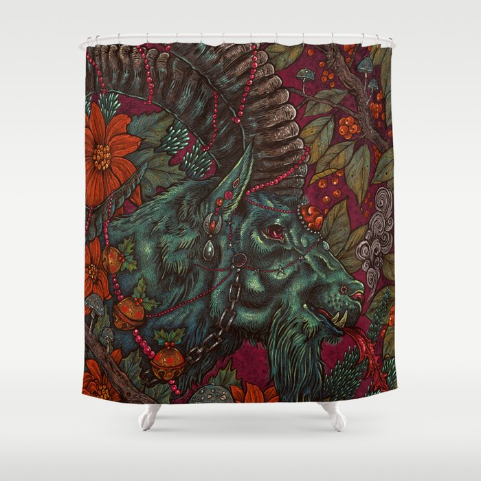 Krampus II Shower Curtain Gallery Image 1
