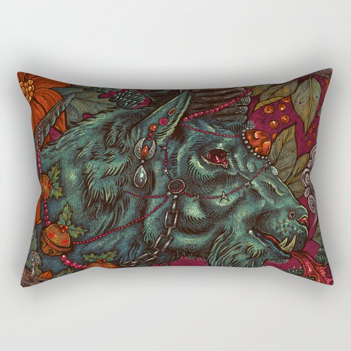 Krampus II Rectangular Pillow Gallery Image 1