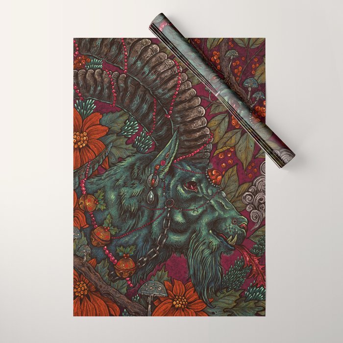 Krampus II Wrapping Paper Gallery Image 1
