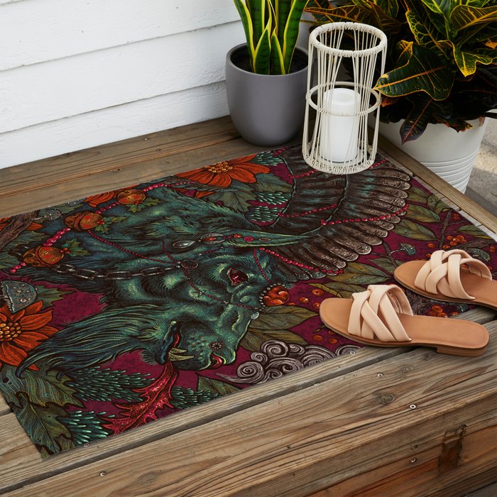 Krampus II Outdoor Rug Gallery Image 2