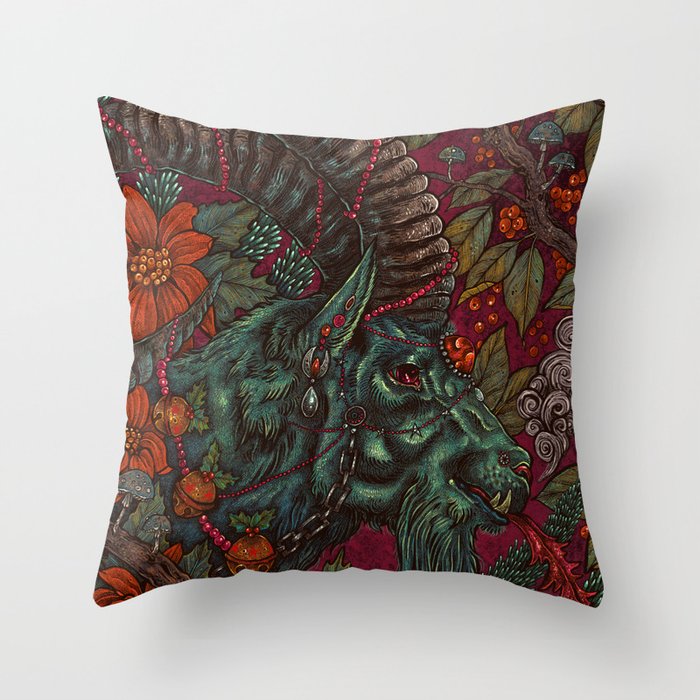 Krampus II Throw Pillow Gallery Image 6