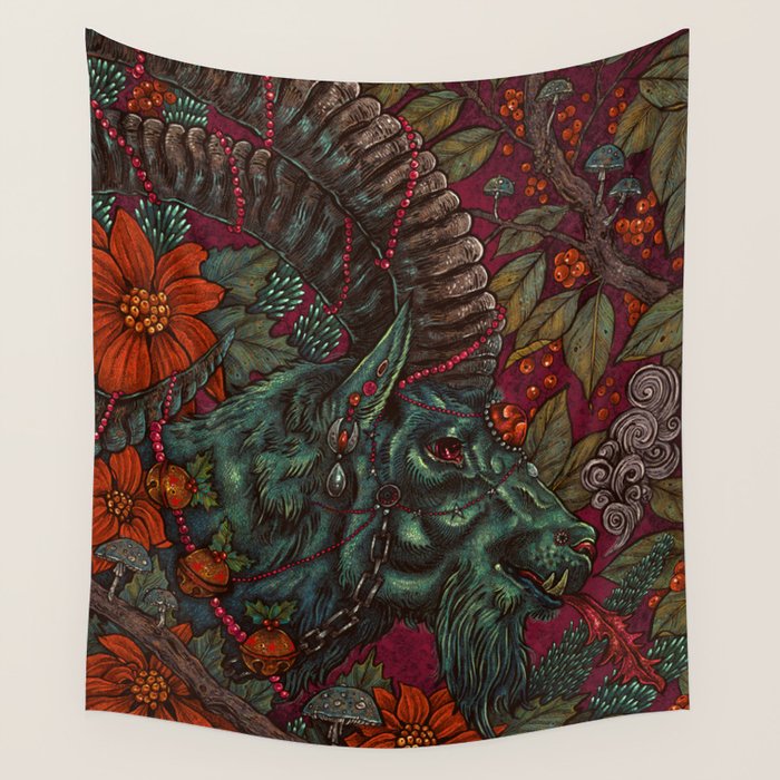 Krampus II Wall Tapestry Gallery Image 1