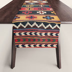 Qashqaâi Fars Southwest Persian Kilim Print Table Runner Gallery Image 1