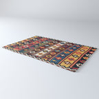 Qashqaâi Fars Southwest Persian Kilim Print Rug Gallery Image 3