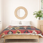 Qashqaâi Fars Southwest Persian Kilim Print Duvet Cover Gallery Image 3