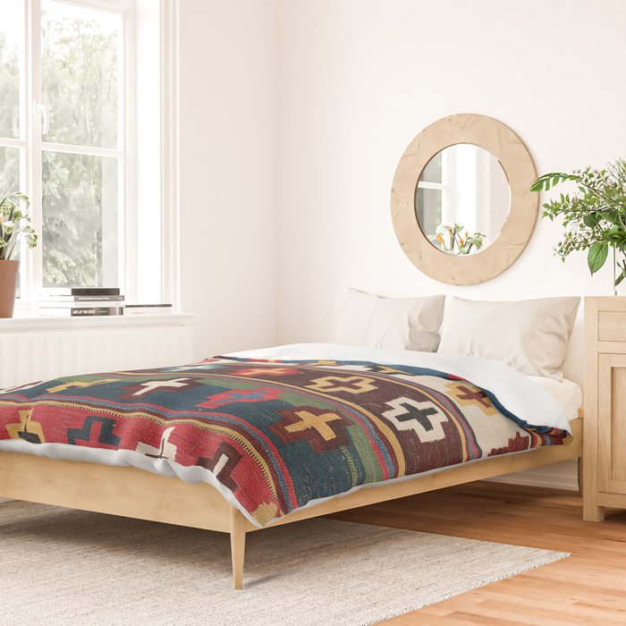 Qashqaâi Fars Southwest Persian Kilim Print Duvet Cover Gallery Image 2