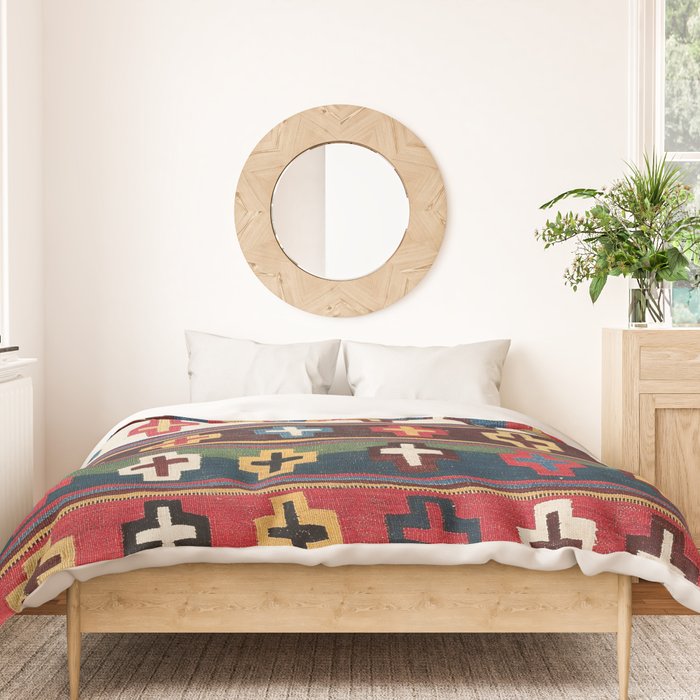 Qashqaâi Fars Southwest Persian Kilim Print Duvet Cover Gallery Image 3