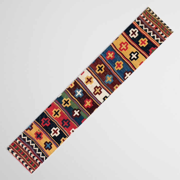 Qashqaâi Fars Southwest Persian Kilim Print Table Runner Gallery Image 3