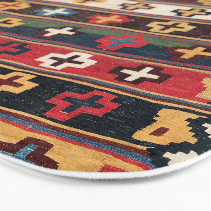 Qashqaâi Fars Southwest Persian Kilim Print Bath Mat Gallery Image 3