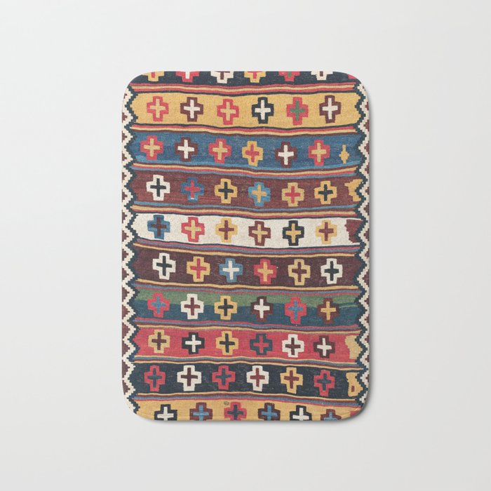 Qashqaâi Fars Southwest Persian Kilim Print Bath Mat Gallery Image 1